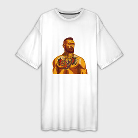 Платье-футболка 3D с принтом Конор МакГрегор  чемпион UFC в двух весах. в Белгороде,  |  | conor | conor mcgregor | mcgregor | mma | ufc | конор | конор макгрегор | конормакгрегор | макгрегор | мистик мак | мма | юфс