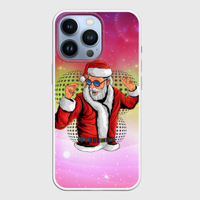 Чехол для iPhone 13 Pro с принтом Disco Santa | 2022 в Белгороде,  |  | 2022 | christmas | frost | new year | santa claus | дед мороз | дедушка мороз | диско | диско санта | мороз | наступающий год | новогодний | новый год | рождественский | рождество | рождество христово | с новым годом