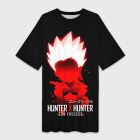 Платье-футболка 3D с принтом Hunter x Hunter  Gon Furikusu в Белгороде,  |  | anime | furikusu | gon | gon furikusu | hunter x hunter | manga | аниме | гон | гон фрикс | манга | охотник новичок | охотник х охотник | фрикс | ханта ханта | хантер х хантер