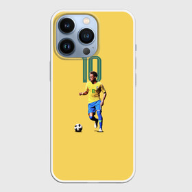 Чехол для iPhone 13 Pro с принтом Неймар Сборная Бразилии в Белгороде,  |  | psg | бразилия | неймар | псж | сборная бразилии | футбол