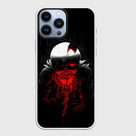 Чехол для iPhone 13 Pro Max с принтом UNDERTALE SANS BLOOD ROSE в Белгороде,  |  | asriel dreemurr | blood | chara | frisk | gaster blaster | heart | rose | sans | undertale | азриэль дримурр | андертейл | гастер | кровь | меттатон | розы | санс | сердце | фриск | цветы | чара