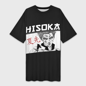 Платье-футболка 3D с принтом Hisoka art в Белгороде,  |  | anime | gekijouban hunter x hunter | hunter  hunter | аниме | анимэ | хантер х хантер | хисока