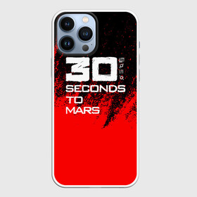 Чехол для iPhone 13 Pro Max с принтом 30 Seconds to Mars: Брызги. в Белгороде,  |  | 30 seconds to mars | 30 секунд до марса | джаред лето | музыка | рок