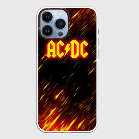 Чехол для iPhone 13 Pro Max с принтом AC DC Neon. в Белгороде,  |  | ac dc | acdc | ас дс | асдс | музыка | рок