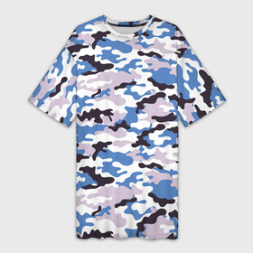 Платье-футболка 3D с принтом Модный Красочный Камуфляж в Белгороде,  |  | camouflage | military | армия | боец | ввс | вдв | вмф | военный камуфляж | воин | война | гру | десантник | дшб | камуфляж | кгб | маскировка | масхалат | мвд | милитари | мчс | омон | охота | охрана | патриот | пво
