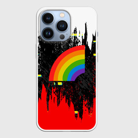 Чехол для iPhone 13 Pro с принтом 6IX9INE разноцветная радуга в Белгороде,  |  | 6ix9ine | 6ix9ine акула | daniel hernandez | gooba | rap | shark | six nine | tekashi | акула | даниэль эрнандес | музыка | реп | сикс найн | текаши