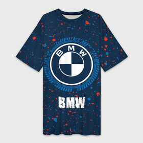 Платье-футболка 3D с принтом BMW  BMW + Брызги в Белгороде,  |  | auto | b m w | bmv | bmw | logo | m power | moto | paint | performance | power | series | sport | авто | б м в | бмв | брызги | краска | лого | логотип | марка | мото | перфоманс | символ | спорт
