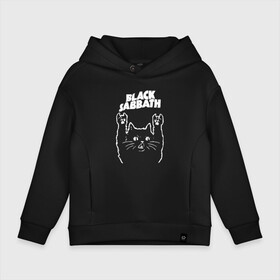 Детское худи Oversize хлопок с принтом Black Sabbath Рок кот в Белгороде, френч-терри — 70% хлопок, 30% полиэстер. Мягкий теплый начес внутри —100% хлопок | боковые карманы, эластичные манжеты и нижняя кромка, капюшон на магнитной кнопке | black | black sabath | black sabbath | hard rock | heavy metal | ozzy | sabath | блэк сабат | группы | кот | метал | музыка | оззи | оззи осборн | ози | осборн | рок | хард рок | хэви метал