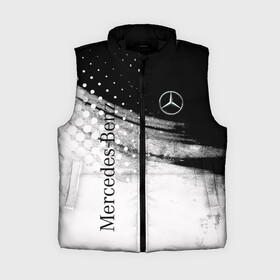 Женский жилет утепленный 3D с принтом Mercedes Benz спорт в Белгороде,  |  | amg | mercedes | mercedesamg gt | sport | амг | мерседес | мерседесбенц амг | спорт