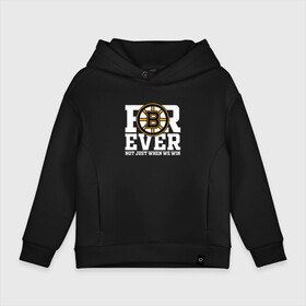 Детское худи Oversize хлопок с принтом FOREVER NOT JUST WHEN WE WIN, Boston Bruins, Бостон Брюинз в Белгороде, френч-терри — 70% хлопок, 30% полиэстер. Мягкий теплый начес внутри —100% хлопок | боковые карманы, эластичные манжеты и нижняя кромка, капюшон на магнитной кнопке | boston | boston bruins | bruins | hockey | nhl | usa | бостон | бостон брюинз | нхл | спорт | сша | хоккей | шайба