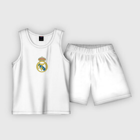 Детская пижама с шортами хлопок с принтом Real Madrid, Реал Мадрид FOREVER NOT JUST WHEN WE WIN в Белгороде,  |  | champions | football | madrid | real | real madrid | soccer | spain | uefa | ла лига | лига чемпионов | мадрид | реал | реал мадрид | форма | формы | футбол