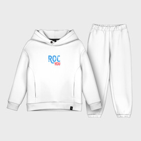 Детский костюм хлопок Oversize с принтом We Will ROC You в Белгороде,  |  | 2022 | olympics | roc | russian olympic committee | we will roc you | wewillrocyou | олимпийские игры | пекин | россия | чемпионат