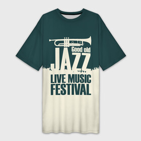 Платье-футболка 3D с принтом Джаз (Живая Музыка) в Белгороде,  |  | acid jazz | blues | cool jazz | free jazz | jazz | jazz manush | music | rb | reggae | s | saxophone | smooth jazz | soul jazz | бибоп | биг бенд | блюз | джаз | джаз мануш | кул джаз | музыка | ноты | оркестр | постбоп | регги | ритмнблюз | саксофон | св