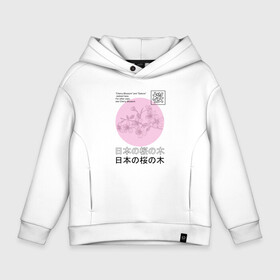 Детское худи Oversize хлопок с принтом Sakura in Japanese style в Белгороде, френч-терри — 70% хлопок, 30% полиэстер. Мягкий теплый начес внутри —100% хлопок | боковые карманы, эластичные манжеты и нижняя кромка, капюшон на магнитной кнопке | 8 march | 8 марта | cool girl | feminism | flower | girl | woman | в подарок | весна | девочкам | девочке | женские | женщинам | женщине | март | праздник | фем | феминизм | цветочки | цветы