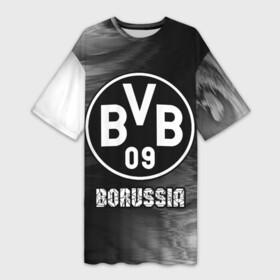 Платье-футболка 3D с принтом БОРУССИЯ  Borussia  Art в Белгороде,  |  | borussia | club | dortmund | footbal | logo | абстракция | боруссия | дортмунд | знак | клуб | логотип | логотипы | символ | символы | форма | футбол | футбольная | футбольный