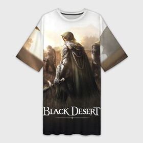 Платье-футболка 3D с принтом Battlefield BDO в Белгороде,  |  | black desert | black desert online | game | games | mmo | блэк десерт | блэк дисерт | игра | игры | ммо