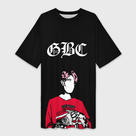 Платье-футболка 3D с принтом Lil Peep GBC Лил Пип Надпись в Белгороде,  |  | Тематика изображения на принте: boi | crybaby | gbc | girl | goth | grunge | lil | music | peep | retro | rip | rock | tatoo | аниме | гранж | лил | музыка | надпись | пип | плакса | полосы | реп | розовый | рэп | тату | цыпленок | эмо