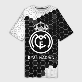 Платье-футболка 3D с принтом REAL MADRID  Real Madrid + Графика в Белгороде,  |  | football | logo | madrid | real | real madrid | realmadrid | sport | клуб | лого | логотип | логотипы | мадрид | реал | реалмадрид | символ | символы | соты | спорт | форма | футбол | футбольная