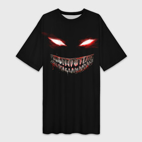 Платье-футболка 3D с принтом Красноглазый демон  Dead Inside в Белгороде,  |  | dead | demon | devil | face | ghoul | inside | monster | red | true | zxc | внутри | гуль | дед | демон | дьявол | инсайд | красное | красный | лицо | мертвый | монстр | монстра | неон | чудовище