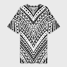 Платье-футболка 3D с принтом Абстракция черно белая. Волны, полосы, вензеля. Монохромный узор. в Белгороде,  |  | абстракция | белый | белый фон | в полосочку | волнистые линии | волны | дудл | дудлинг | инде | индейский | инки | линер | линии | маркер | мачу пикчу | монохромность | монохромный | перу | перуанский