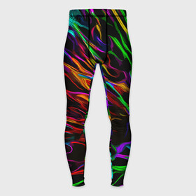 Мужские тайтсы 3D с принтом Neon pattern  Vanguard в Белгороде,  |  | abstraction | fashion | neon | pattern | texture | абстракция | мода | неон | текстура | узор