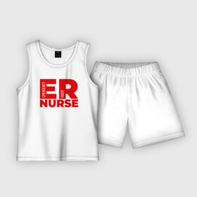 Детская пижама с шортами хлопок с принтом Медсестра травмпункта в Белгороде,  |  | nurse | врач | медик | медицина | медицинская сестра | медичка | медсестра | медсестричка | сестра милосердия