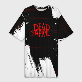 Платье-футболка 3D с принтом dead by april metal в Белгороде,  |  | april | band | by | dead | dead april | dead by april | demotional | jimmie strimell | metal | music | the unguided | universal | universal music