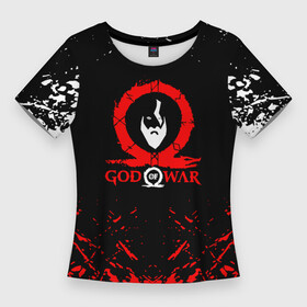 Женская футболка 3D Slim с принтом God of War  Ragnarok  герой  лого в Белгороде,  |  | gameplay | god of war | god of war 4 | god of war gameplay | god of war ragnarok | kratos | ps4 | ps5 | игра