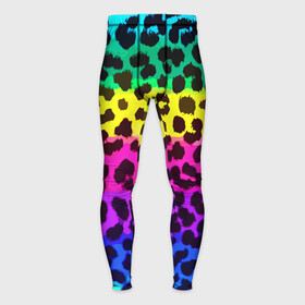 Мужские тайтсы 3D с принтом Leopard Pattern  Neon в Белгороде,  |  | fashion | leopard | neon | pattern | skin | vanguard | авангард | леопард | мода | неон | узор