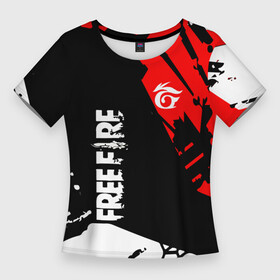 Женская футболка 3D Slim с принтом FREE FIRE  ФРИ ФАЕР. в Белгороде,  |  | free fire | free fire battlegrounds | garena | garena free fire | гарена | игра | фри фаер | шутер
