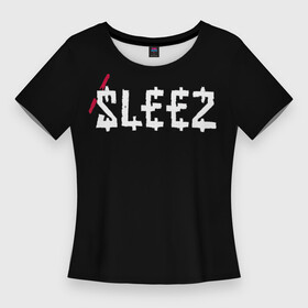 Женская футболка 3D Slim с принтом SosMula City Morgue  SosMula Type C Sleez в Белгороде,  |  | Тематика изображения на принте: city | citymorgue | morgue | sos mula | sosmula | zilla kami | zillakami