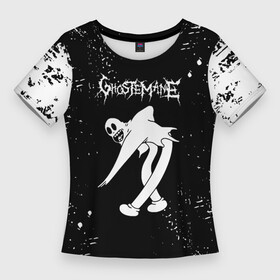 Женская футболка 3D Slim с принтом Ghostemane Rap  Гостмейн в Белгороде,  |  | 1930 | eric whitney | ghostemane | ghostmane | hevox | hiphop | music | rap | trash | гостмэйн | треш