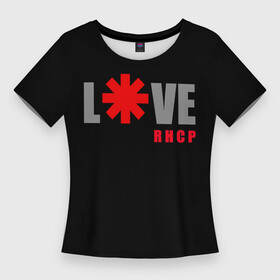 Женская футболка 3D Slim с принтом Love RHCP  Red Hot Chili Peppers в Белгороде,  |  | by | californication | chili | freaky | fruscia | getaway | hot | im | john | logo | love | pepper | peppers | red | rough | styley | the | unlimited | way | with | you | бальзари | горячий | джон | кидис | красный | майкл | перец | смит | чад | энтони