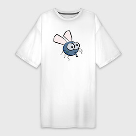 Платье-футболка хлопок с принтом Комарик в Белгороде,  |  | mosquito | камар | камарик | комар | комарик | маскит | москит | москито | мультик | муха