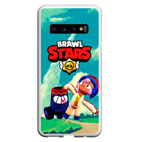 Чехол для Samsung Galaxy S10 с принтом brawlstars Выстрел Бонни Bonny в Белгороде, Силикон | Область печати: задняя сторона чехла, без боковых панелей | boni | bonnie | brawl | brawl stars | brawlstars | brawl_stars | бони | бонни | бравлстарс