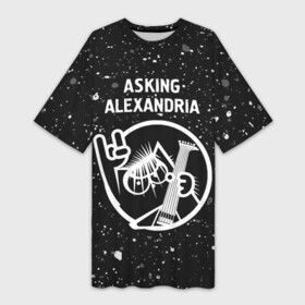 Платье-футболка 3D с принтом Asking Alexandria  КОТ  Краска в Белгороде,  |  | alexandria | asking | asking alexandria | band | metal | paint | rock | александрия | аскинг | брызги | группа | кот | краска | рок