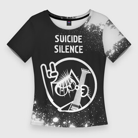 Женская футболка 3D Slim с принтом Suicide Silence  КОТ  Брызги в Белгороде,  |  | band | metal | paint | rock | silence | suicide | suicide silence | брызги | группа | кот | краска | рок | сайленс | суицайд