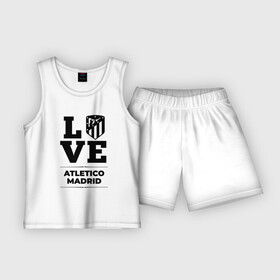 Детская пижама с шортами хлопок с принтом Atletico Madrid Love Классика в Белгороде,  |  | atletico | atletico madrid | club | football | logo | love | madrid | атлетико | клуб | лого | мадрид | мяч | символ | спорт | футбол | футболист | футболисты | футбольный