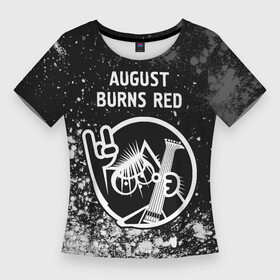 Женская футболка 3D Slim с принтом August Burns Red  КОТ  Краска в Белгороде,  |  | august | august burns red | band | burns | metal | red | rock | август | бернс | группа | кот | краска | краски | ред | рок