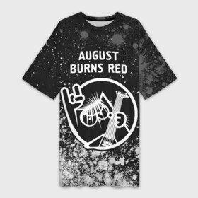 Платье-футболка 3D с принтом August Burns Red  КОТ  Краска в Белгороде,  |  | august | august burns red | band | burns | metal | red | rock | август | бернс | группа | кот | краска | краски | ред | рок