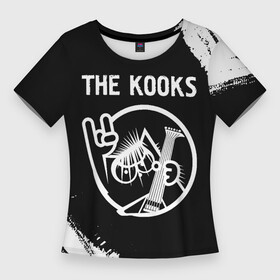 Женская футболка 3D Slim с принтом The Kooks  КОТ  Краска в Белгороде,  |  | band | kooks | metal | rock | the | the kooks | группа | кот | краска | кукс | рок