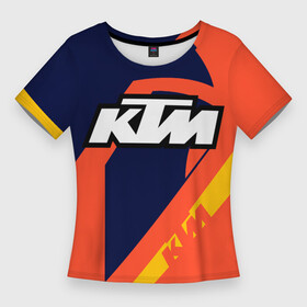 Женская футболка 3D Slim с принтом KTM VINTAGE  SPORTWEAR в Белгороде,  |  | 90s | cross | enduro | ktm | moto | moto sport | motocycle | sportmotorcycle | vintage | винтаж | кросс | ктм | мото | мото спорт | мотоспорт | спорт мото