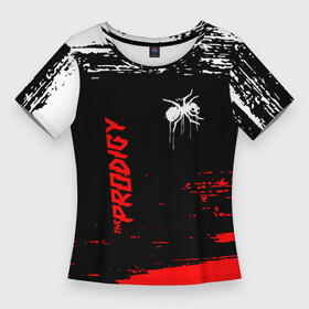 Женская футболка 3D Slim с принтом the prodigy : дарование в Белгороде,  |  | prodigy | the prodigy | дарование | музыка | чудо