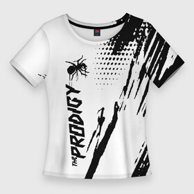 Женская футболка 3D Slim с принтом the prodigy  логотип в Белгороде,  |  | prodigy | the prodigy | дарование | музыка | чудо