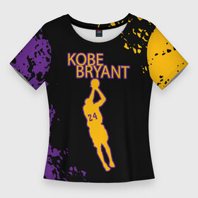 Женская футболка 3D Slim с принтом Kobe Bryant  Баскетболист 24 в Белгороде,  |  | 24 | kobebryant | lakers | nba | баскетбол | баскетболист | коби брайант | лейкерс | нба | спорт