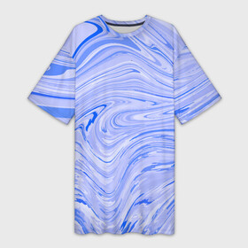 Платье-футболка 3D с принтом Abstract lavender pattern в Белгороде,  |  | абстрактно | абстрактный паттерн | абстракция | волны | паттерн | рябь | текстура