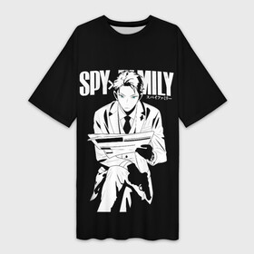 Платье-футболка 3D с принтом SPY X FAMILY  СЕМЬЯ ШПИОНА  ЛОЙД в Белгороде,  |  | anya | forger | loid | spy family | spy x family | yor | аниме | аня | йор | лойд | семья | форджер | шпиона