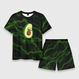 Мужской костюм с шортами 3D с принтом avocado  молнии в Белгороде,  |  | avocado | avocado couple | cartoon | ава | авокадо | забавно | пара авокадо | семейное веселье | смешные комиксы