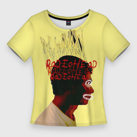 Женская футболка 3D Slim с принтом Radiohead poster в Белгороде,  |  | radio head | radiohead | thom yorke | одержимый чем то | радио хед | радиохед | радиохэд | рок | рок группа | том йорк | томас эдвард йорк | фанат