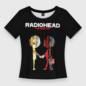 Женская футболка 3D Slim с принтом Radiohead The BEST в Белгороде,  |  | radio head | radiohead | thom yorke | одержимый чем то | радио хед | радиохед | радиохэд | рок | рок группа | том йорк | томас эдвард йорк | фанат